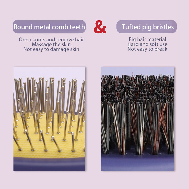 Pet Products Pet Double Face Comb Dog Cat Beauty Air Bag Massage Needle Comb Pet Pig Hair Removal Brush