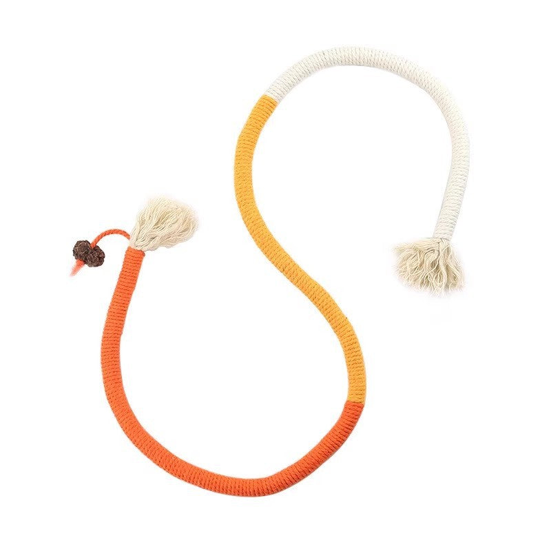 Cat Bite Rope Teasing Cat Stick Cat Toy Self Fun Soothing Tool Grinding Teeth Resistant Mint Stick Cat Toy